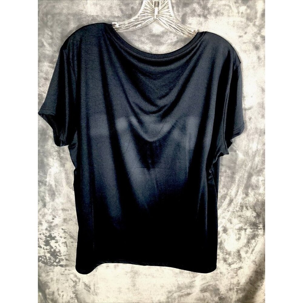 Women’s T-shirt untamed spirit biker chick gray shirt size 2X large - Picture 9 of 9